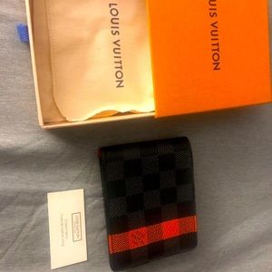 Louis Vuitton Damier Graphite Stripe Slender Wallet Comet